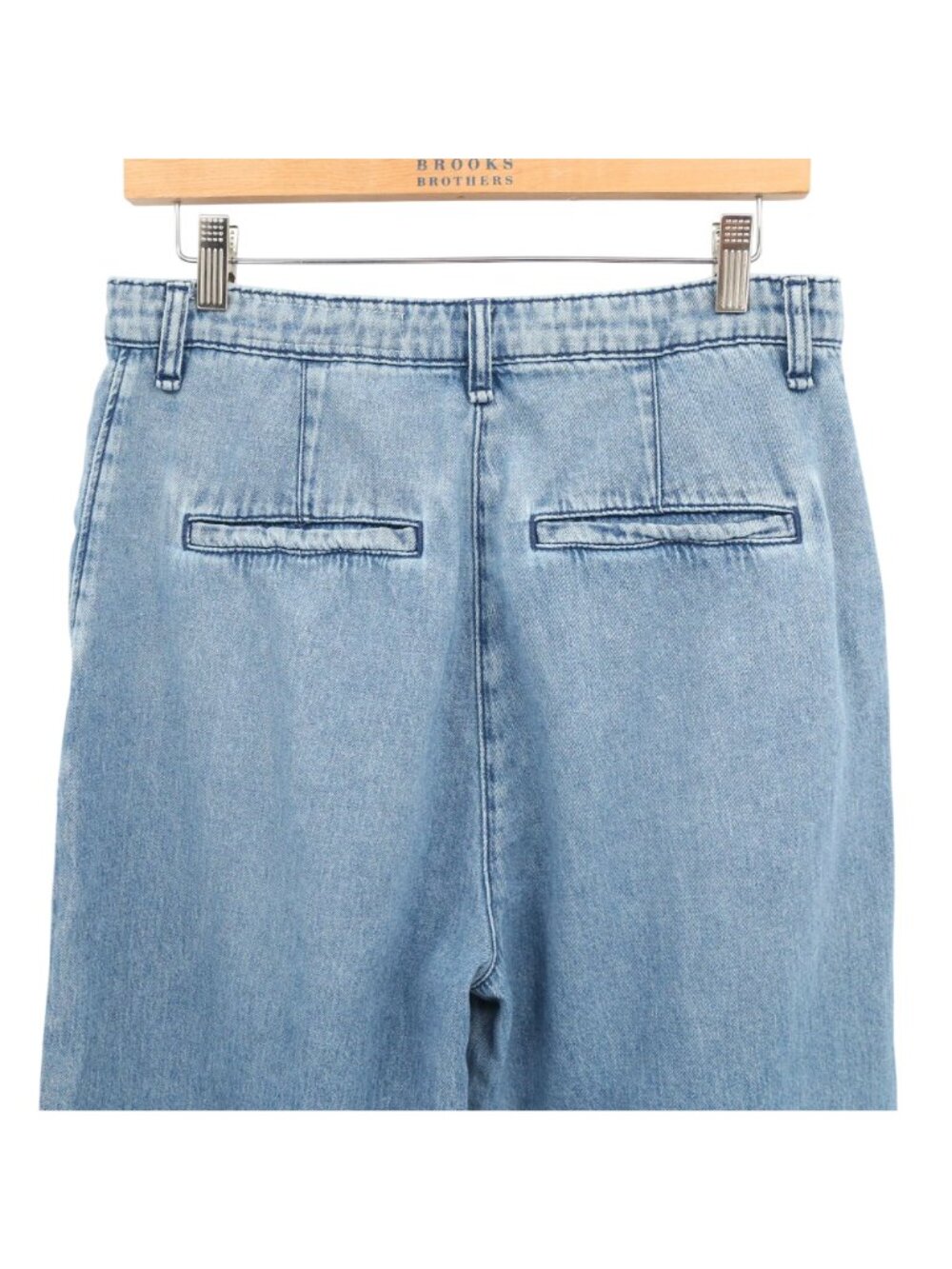 Rag & Bone Aurora Pleated Trouser Wide Leg Jeans in Winwood 27 - Picture 8 of 9
